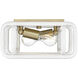 Camden 2 Light 11.5 inch Brushed Champagne Bronze Flush Mount Ceiling Light